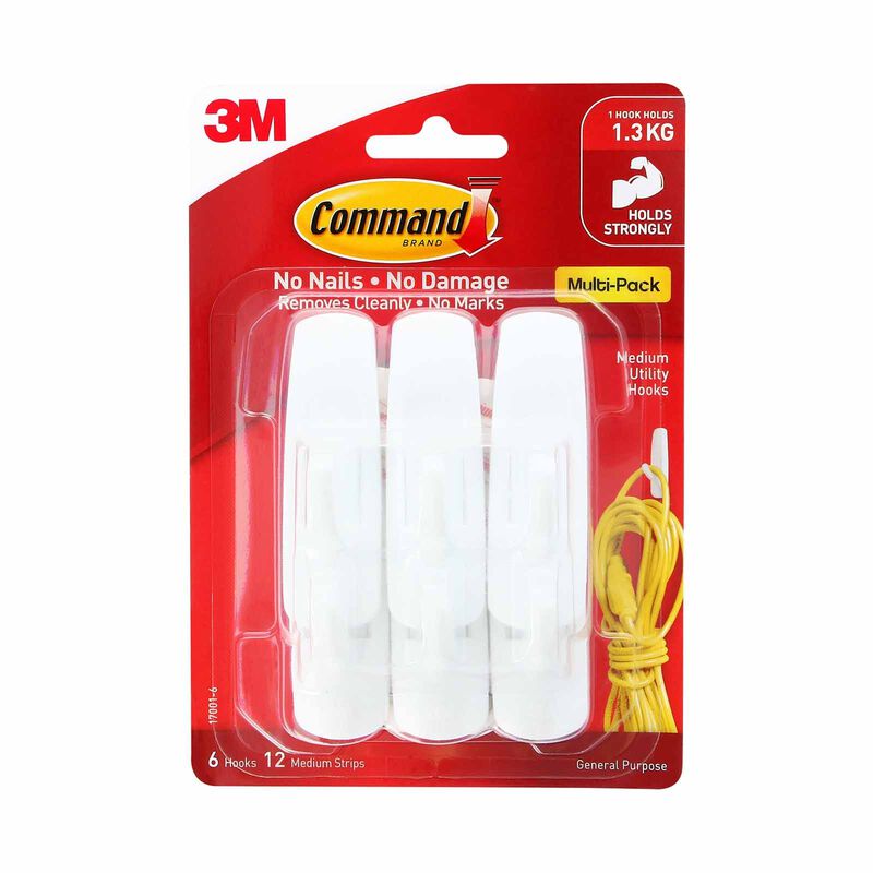 3M COMMAND Med Hooks Value Pack 17001VP-image null