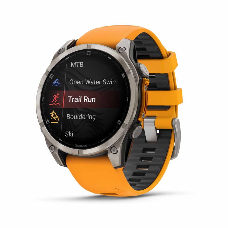 GARMIN Fenix 8 47mm Sapphire Amoled Edition, Graphite/orange GM-010-02904-19-image 2