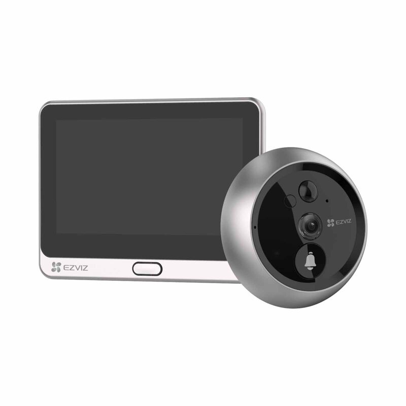 EZVIZ Deadbolt Smart Lock + Peephole Doorbell Bundle DL04 PRO + DP2 2K-image 4