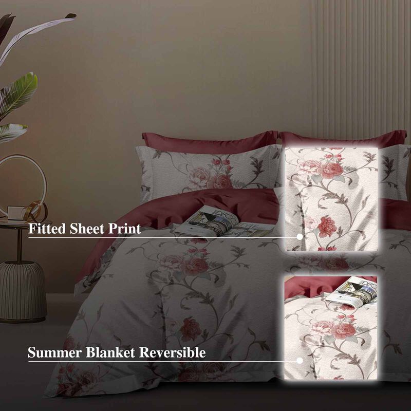 HILLCREST Hillcrest I Comfylux Printed 988tc I Peony Queen Fitted Sheet ( Oe ) 7469 - A I Q I FS I PEONY-image 3