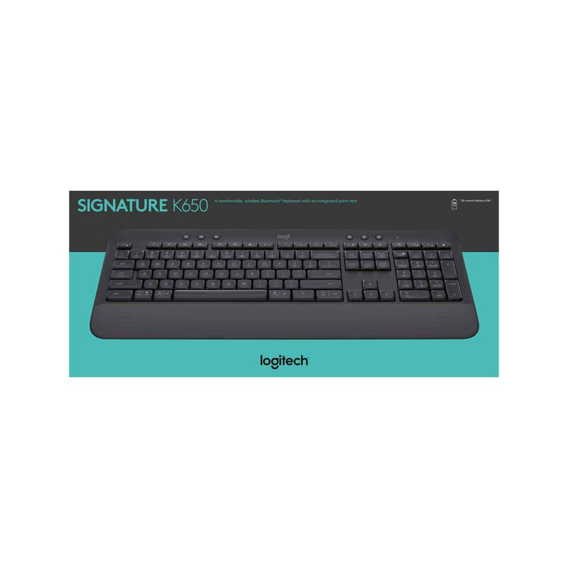 LOGITECH Logi Signature K650 Wireless Keyboard Graphite 1y 920-010955-image 3