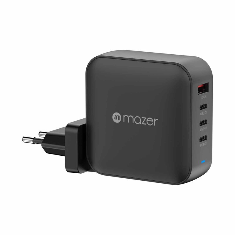 MAZER Prestigegan Pd3.1 165w 3c1a With Travel Plugs - Black M-G165W-V5-BK-image 9