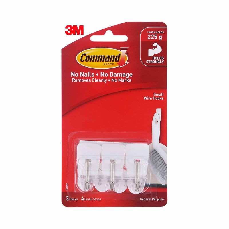 3M COMMAND Utensil Hks 3hks&4st 17067ANZ-image 1