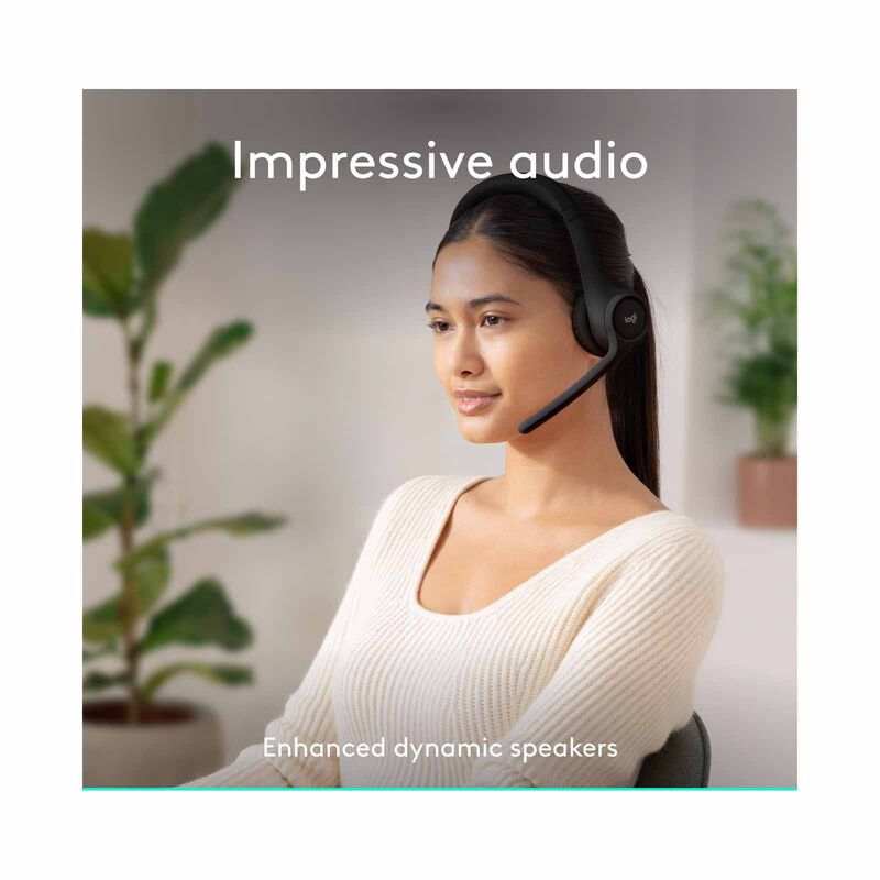 LOGITECH Zone 300 Wireless Bluetooth Headset Graphite 1y 981-001408-image 6