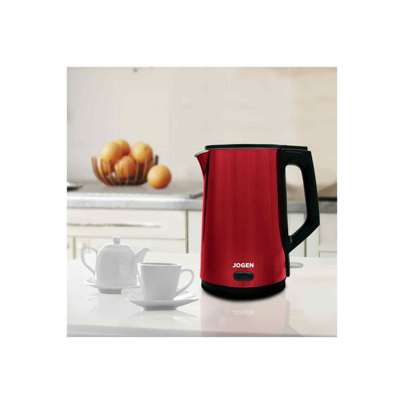 JOGEN Stainless Steel Kettle (1.9l) - Red KE 4213-image 5