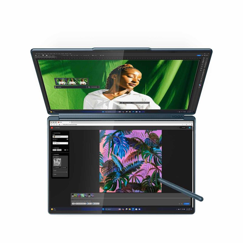 LENOVO 14in X 2 2.8k Wqxga+ Oled Intel Core Ultra 9 285h 32gb Ram Intel Arc 140t Graphics 1tb Ssd Win 11pro YOGA BOOK 9 14ILL10 83KJ001RSB-image 6