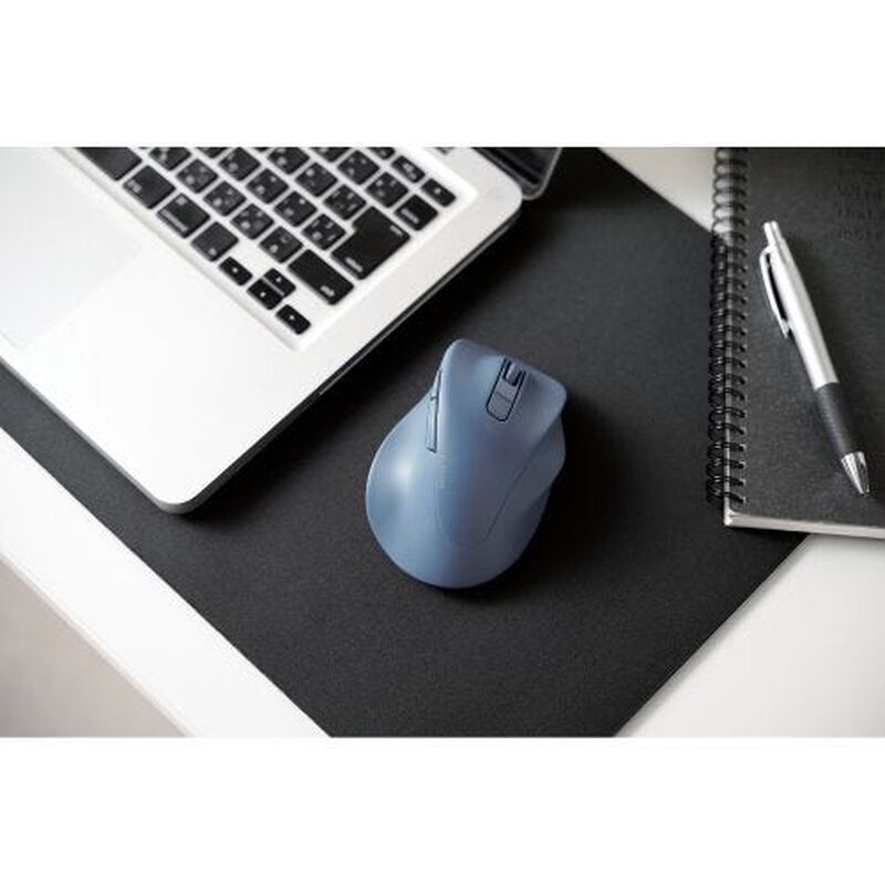 ELECOM Bluetooth 5 Button Santi Bacterial Silent Blue (m Sz) M-XGM30BBSKBU-image 3