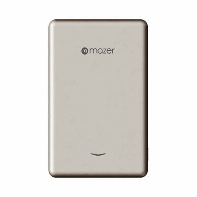 MAZER Qi2 Compatible 15w 5000mah, Usb-c Pd20w, Ultra Slim Power Bank-titanium M-MAGAIR19-TN