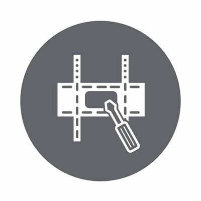 TV FIXED BRACKET INSTALLATION - 89" TO 100"