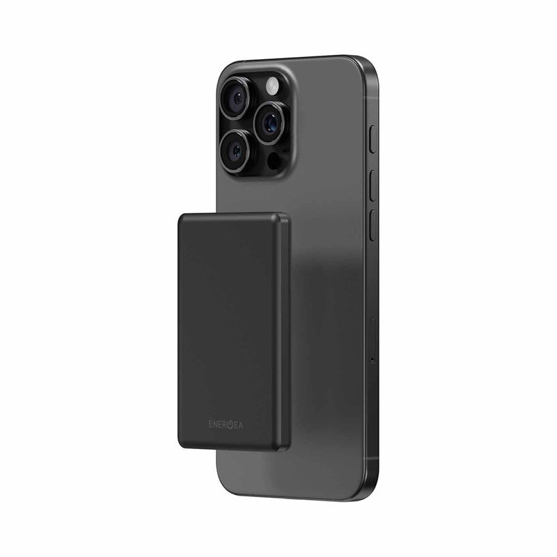 ENERGEA Alupac Mini, 5000mah Mini Aluminium Magsafe Compatible Powerbank - Gun AP-MINI5K-GUN-image 6
