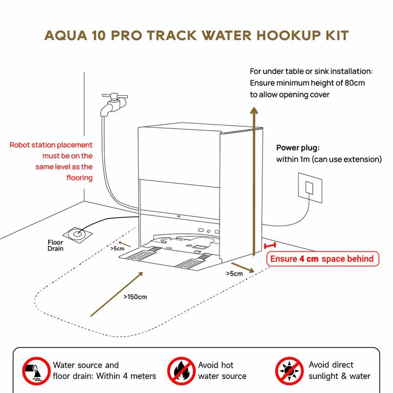 DREAME Aqua 10 Pro Track Water Hookup Module DM-AQ10PRO-MD-image 4