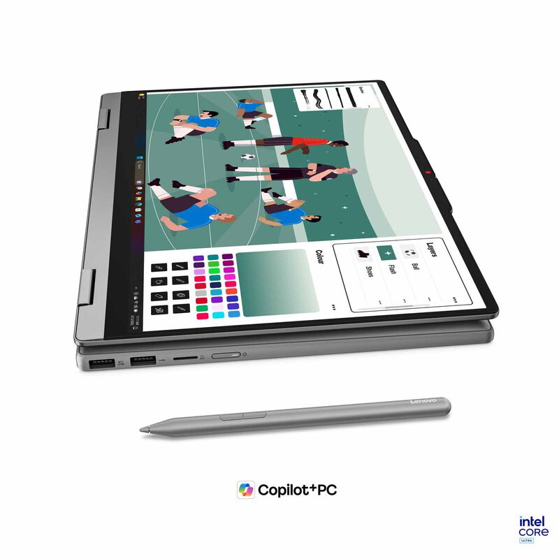 LENOVO 14in Wuxga Ips Intel Ultra 5 322 16gb Ram Intel Graphics 512gb Ssd Win 11 Home IDEAPAD 5 2-IN-1 14IPH11 83UG0005SB-image 2