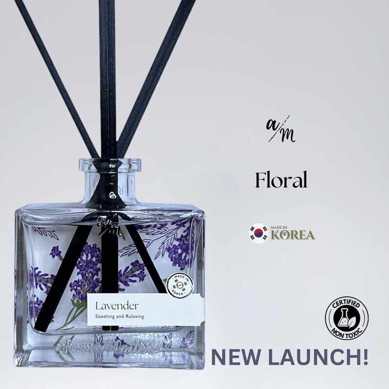 AROMA MATT Lavender Reed Diffuser 8.45 Fl.oz (250ml) BOTTLE250-LAVENDER-image 1