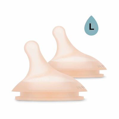 SUAVINEX Silicone Teat X 2 - Large Flow 6m+ (online) ZERO ZERO