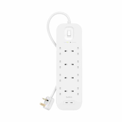 BELKIN 8 Outlets Surge Protector W 2 X Usb-c Port SRB004AF2M-REV