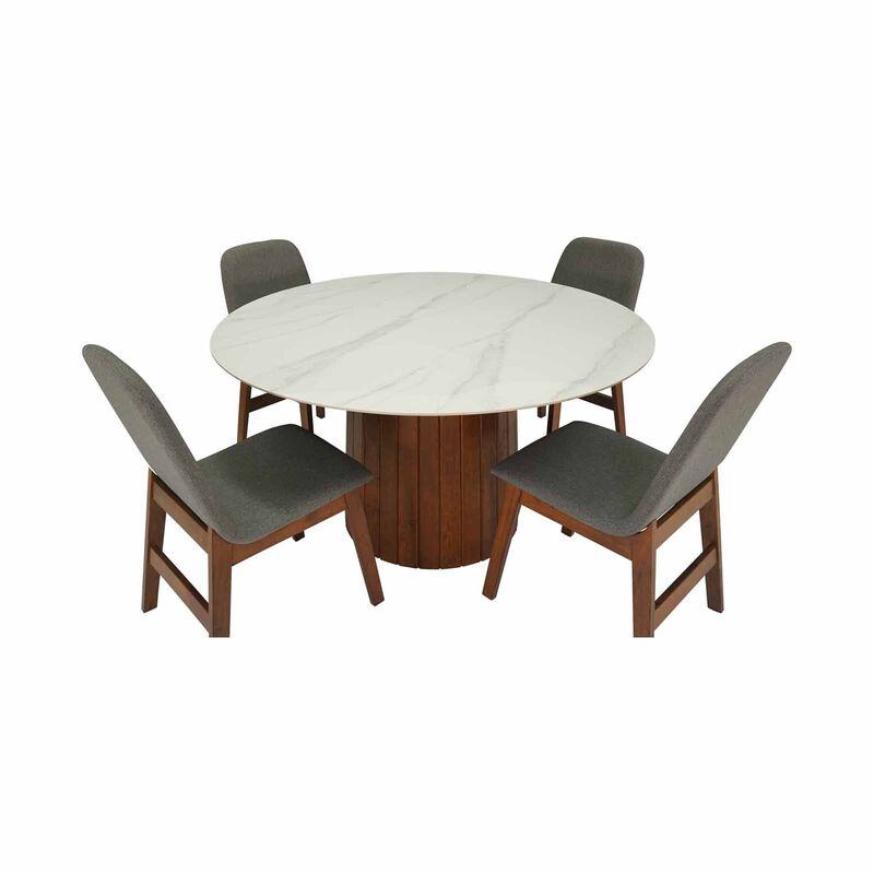 5 Piece Dining Set WARDEN-image 5