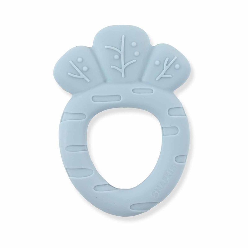 SNAPKIS Dusty Blue CARROT SIL TEETHER-image null