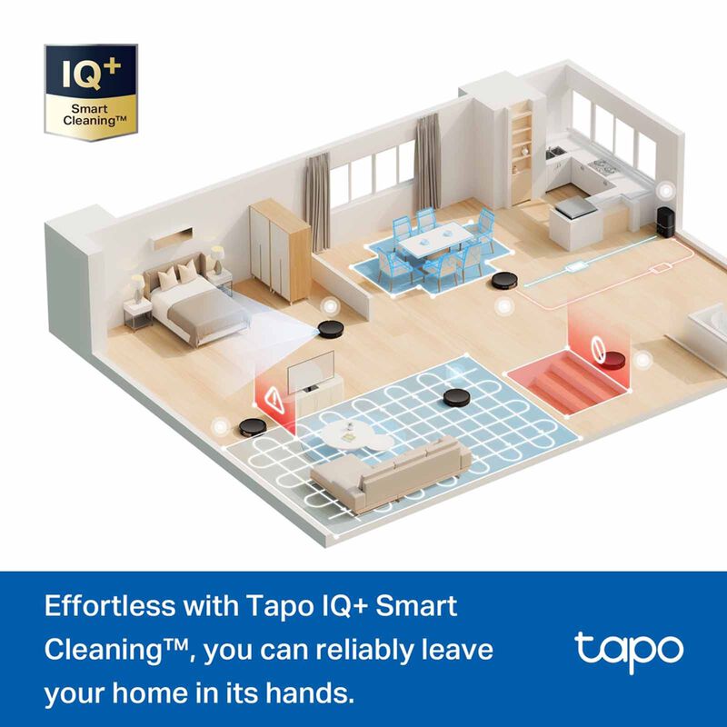 TP LINK Robot Vacuum And Mop Cleaner & Auto-empty Dock TAPO RV20 MAX PLUS-image 7