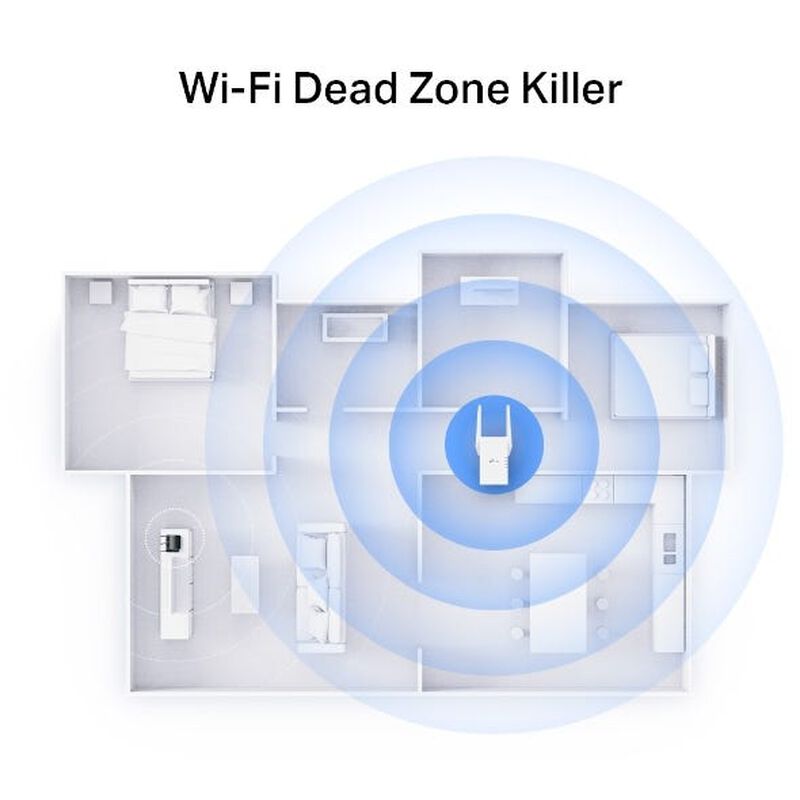 TP LINK Ax3000 Mesh Wifi 6 Extender TPL-RE705X-image 4