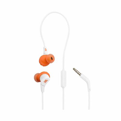 JBL Wired Sport Headphones ENDURANCE RUN 3 WHITE