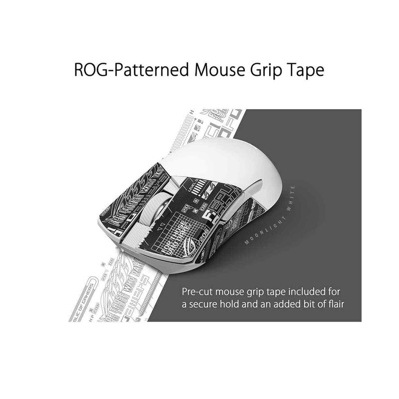 ASUS Rog P711 Gladius Iii Wireless Aimpoint Gaming Mouse - White ROG GLADIUS III WIRELESS AIMPOINT WHITE-image 3