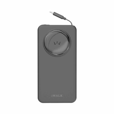 IWALK Linkpod Reel Pd 30w With Retractable Type-c Cable (10,000mah) Black LPR003C-001A