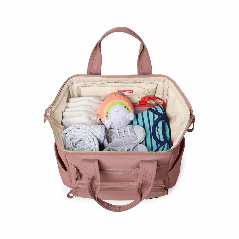 SKIP HOP Main Frame Wide Open Backpack - Dusty Rose SH9I345110-image 4
