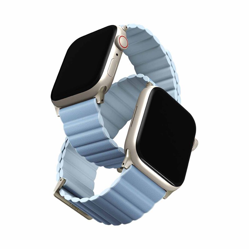 UNIQ Revix Premium Edition Reversible Magnetic Apple Watch Strap 41/40/38mm - Arctic (arctic/soft Blue) UNIQ-41MM-REVPARTSBLU-image null