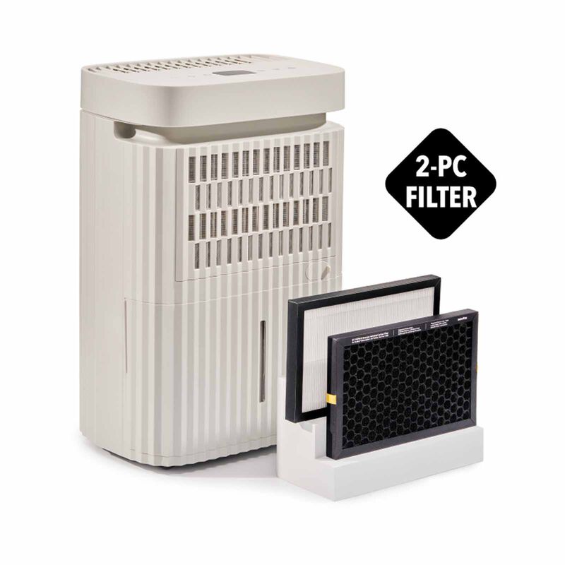 NOVITA 2 In 1 Air Purifier And Dehumidifier (classic Grey) ND2+ GREY-image 3