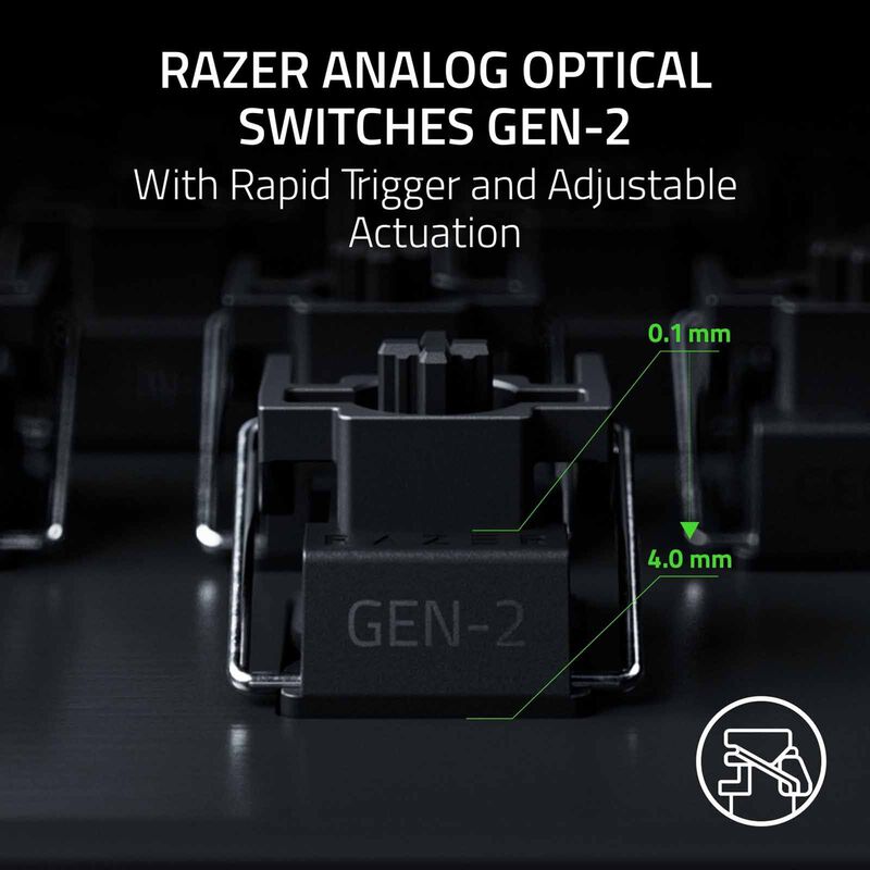RAZER Huntsman V3 Tenkeyless 8khz - Analog Optical Esports Keyboard - Us Layout &ndash; Frml RZ03-05750100-R3M1-image 13