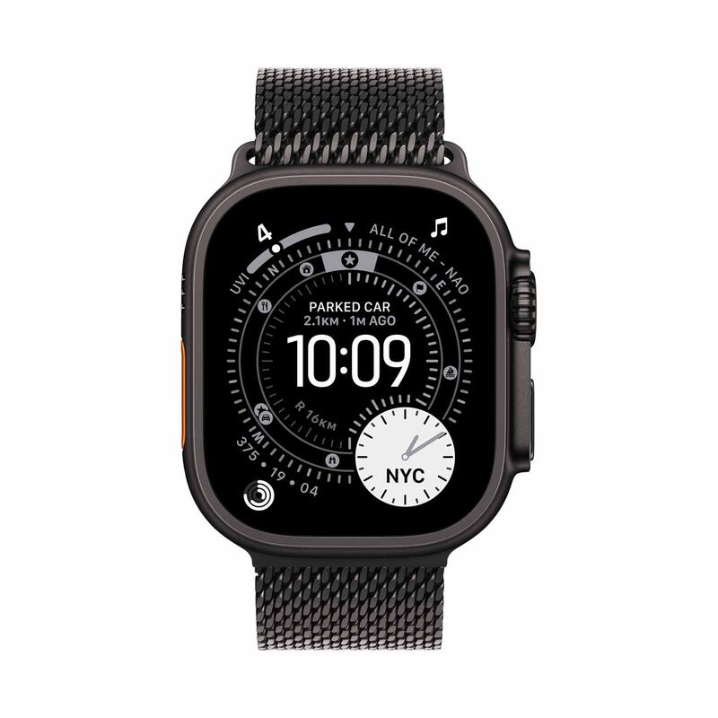 APPLE Watch Ultra 3 Gps + Cellular 49mm Black Titanium Case With Black Titanium Milanese Loop - Medium MF1Q4X/A-image 5
