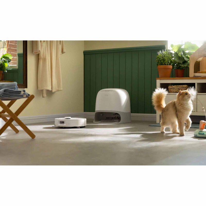 ROBOROCK Wet & Dry Robot Vacuum Cleaner - White QREVO CURV 2 FLOW-image 4