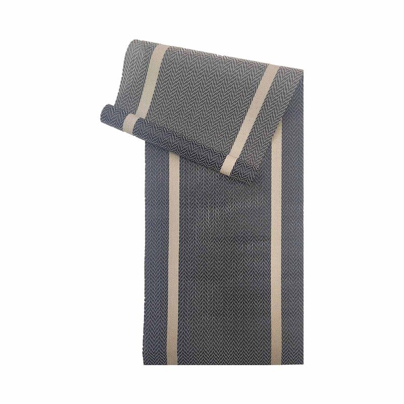 RAPEE Scroll Tablerunner Brown (online) SCROLTRBRW-image 1