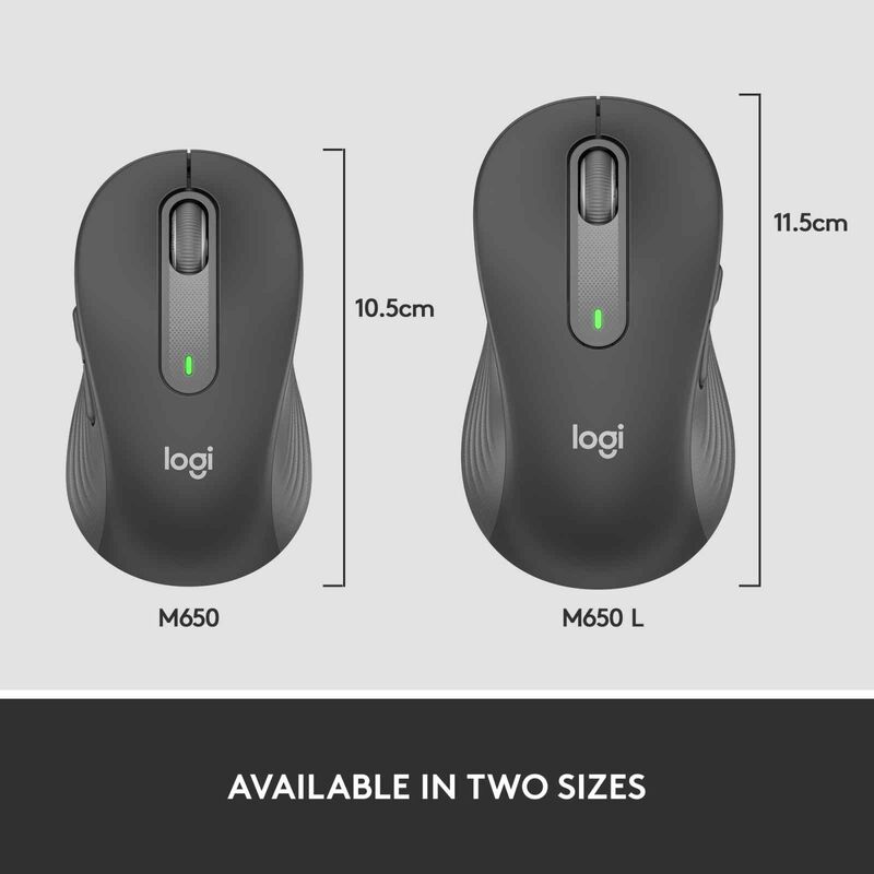 LOGITECH Logi Signature M650 L Wireless Mouse 910-006247-image 5