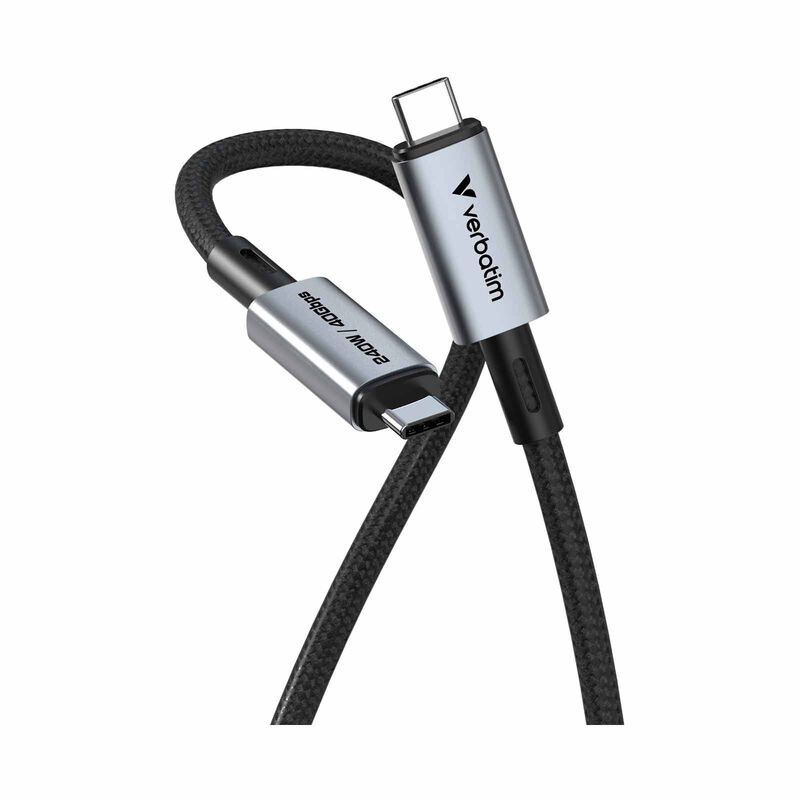 VERBATIM Sync & Charge Usb C To Usb C 240w 40 Gbps120 Cm VM31847-image 4
