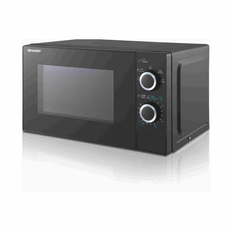 SHARP 20l Solo Microwave Mechanical - Black R-20SA-B-image 2