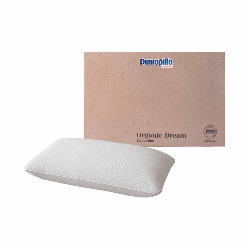 DUNLOPILLO Fresh Serenity Pillow - Soft - 100% Pure Natural Latex ORGANIC DREAM-image 1