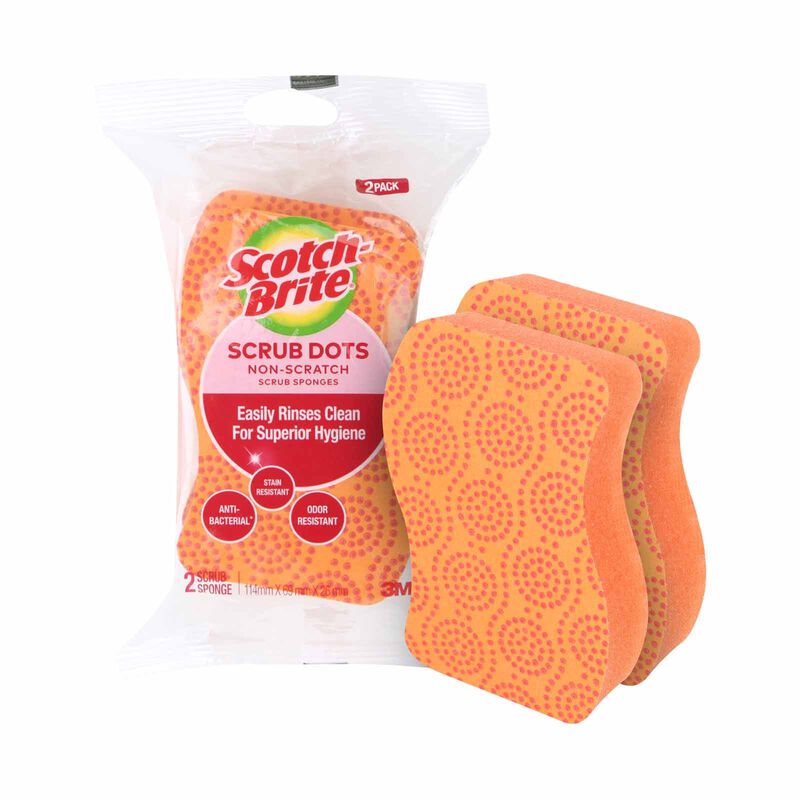 3M SCOTCHB Scotch-brite Scrub Dots Heavy Duty Sponge Sdhd-2 En SDHD-2 EN-image 8