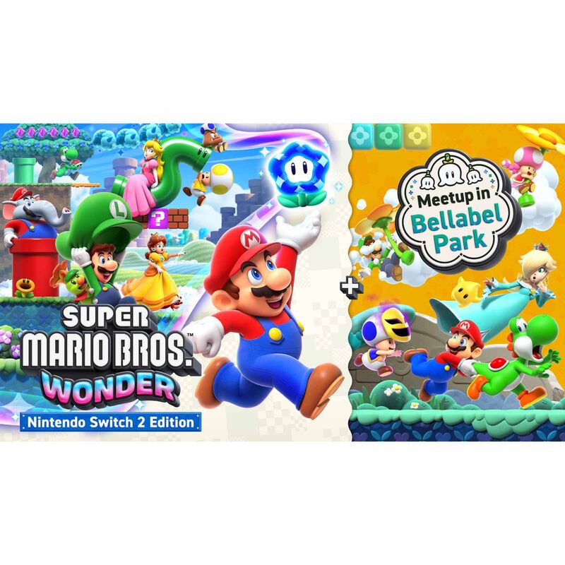 NINTENDO Switch 2 Super Mario Bros Wonder + Meetup In Bellabel Park NTD-NXS-P-AQMXB-SEA-image 2