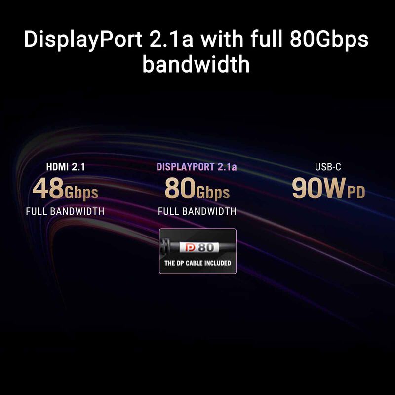 ASUS 26.5in Rog Swift Uhd 240 Hz Tandem Rgb Woled Monitor PG27UCWM-image 7