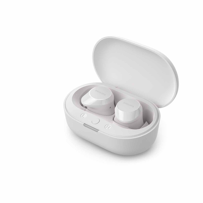 PHILIPS True Wireless In-ear Headphones White TAT1209WT/97-image 1
