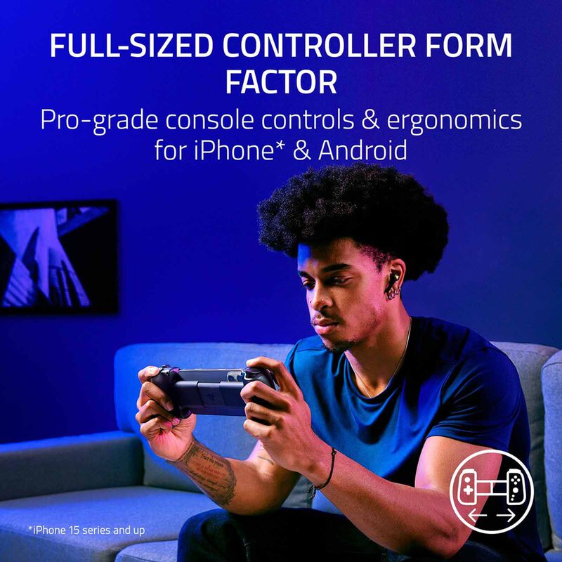 RAZER Kishi V3 - Usb C Gaming Controller For Android And Iphone - Phantom White Edition - Frml Packaging RZ06-03550200-R3M1-image 4