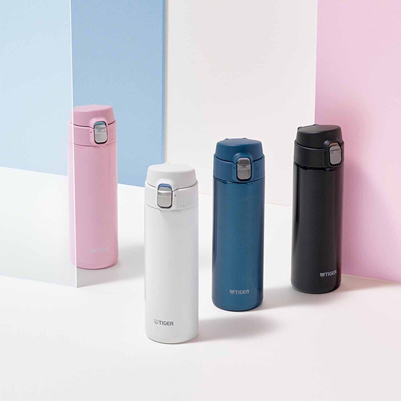 TIGER 600ml Vacuum Insulated Stainless Steel Bottle - Pearl Black MMJ-S060 (KJ)-image 2