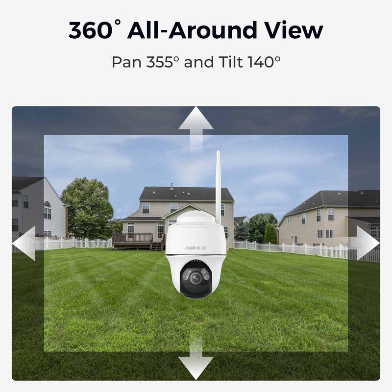 REOLINK Reolink Go Pt Ultra - 4k Cellular Security Camera Wireless Outdoor, No Wifi, 3g/4g Lte, Color Night B4GPT4K04-image 4