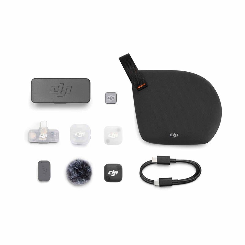 DJI Mic Mini 2 (1 Tx + 1 Mobile Rx + Charging Case) MIC MINI 2 (1 TX + 1 MOBILE RX + CHARGING CASE)-image 1