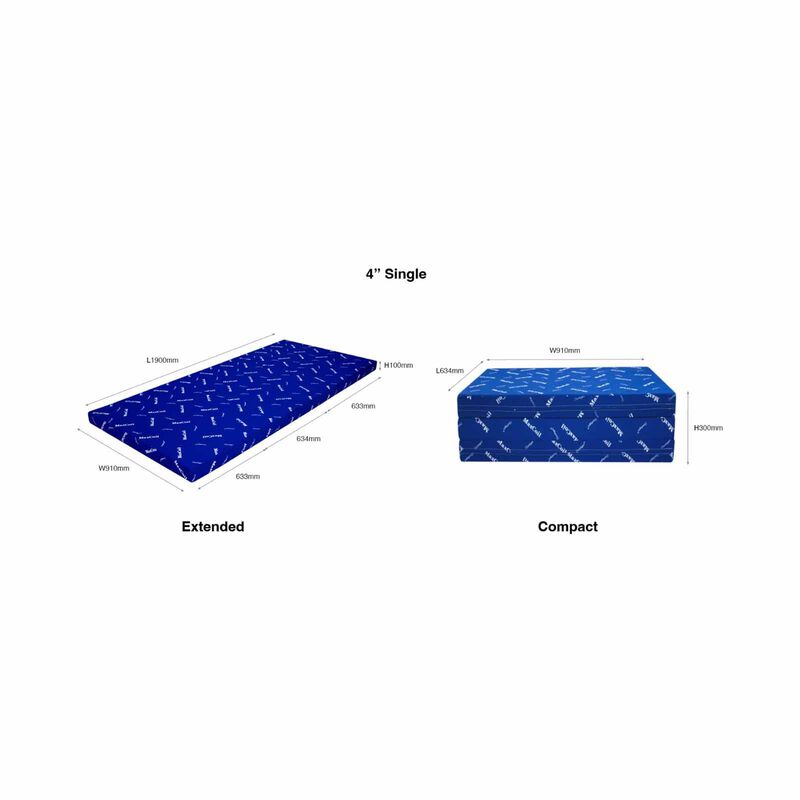 MAXCOIL Single Size Foldable Mattress S4 SUPER FOAM-image null