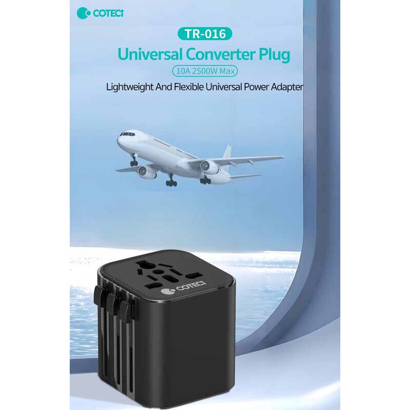 COTECI Universal Travel Adapter TR-016 UNIVERSAL ADAPTER-image 6