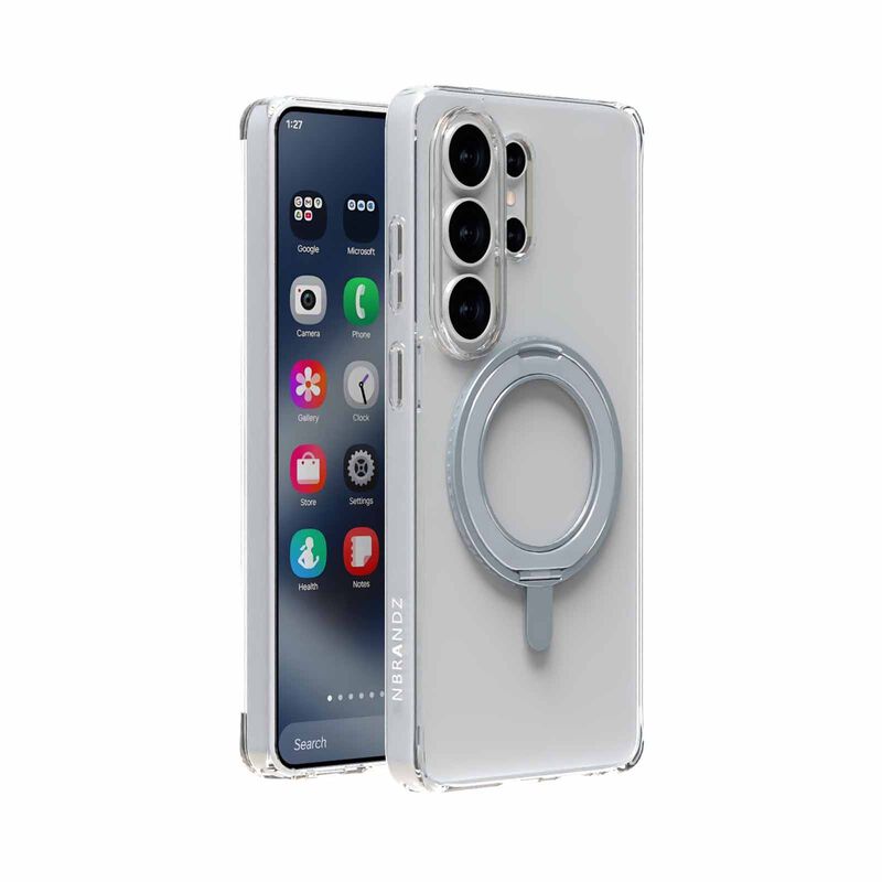N.BRANDZ Mag360 Magnetic 360 Rotate Stand Case-clear N-MAG360-S26U-CL-image 5