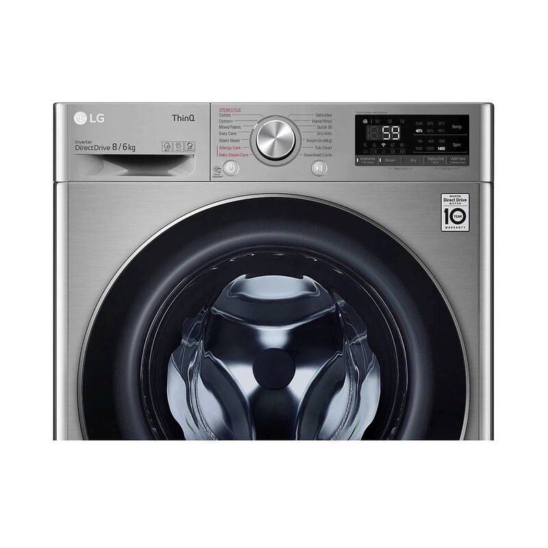 LG Front Load Washer And Dryer (8kg/6kg) FV1408H4V-image 6