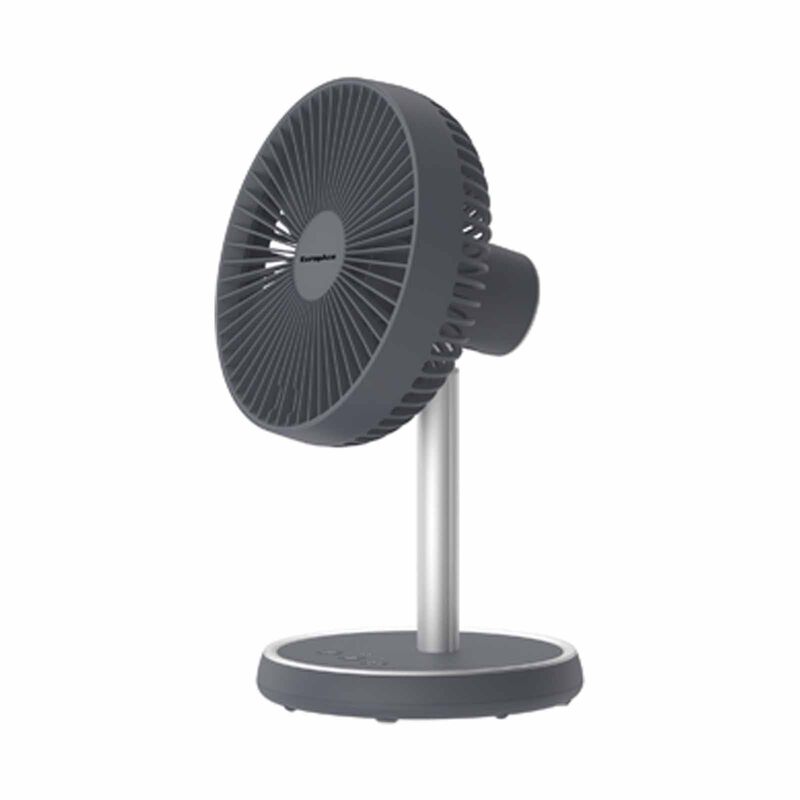 EUROPACE 7 In Rechargeable Dc Fan With Adjustable Height -grey EUF3753DGY-image 1